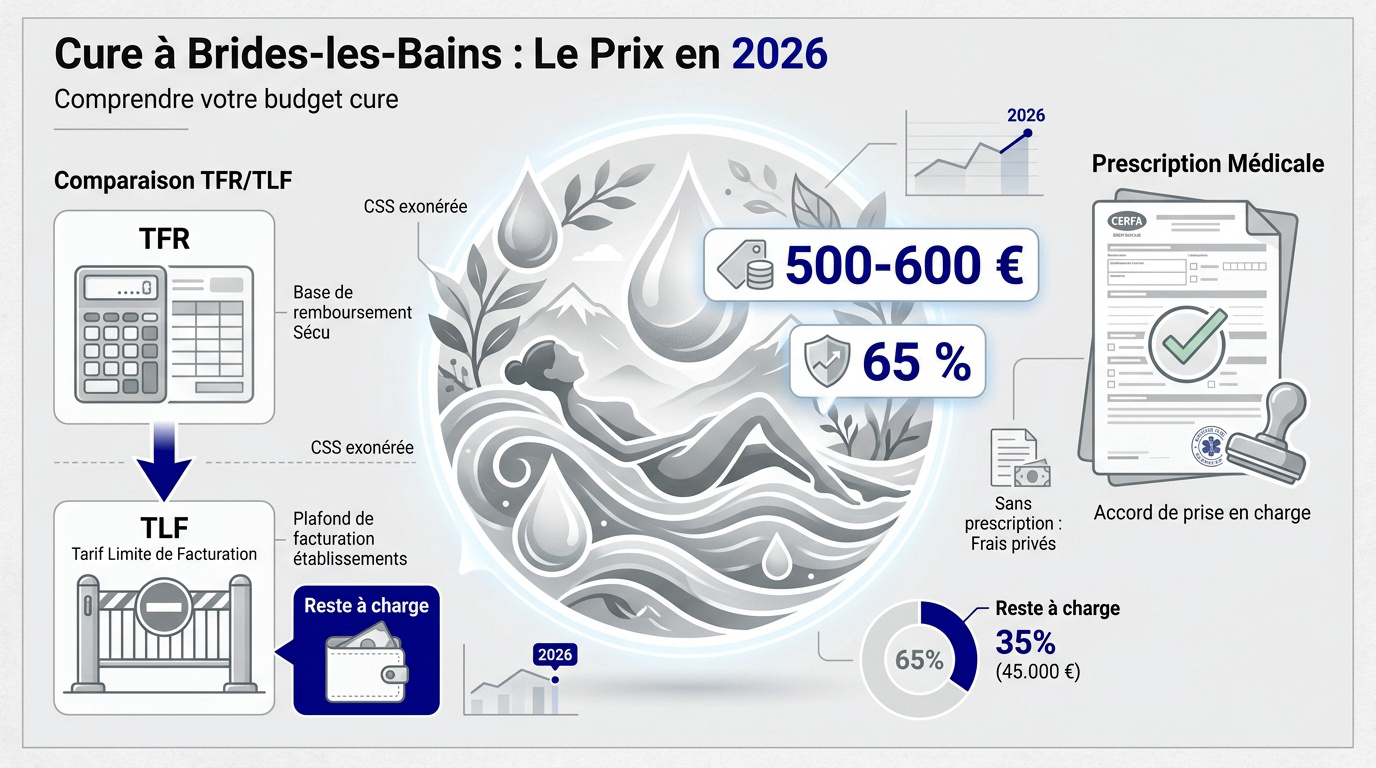 Remboursement cure Brides-les-Bains