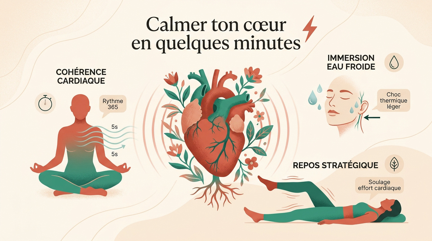 Techniques de relaxation pour apaiser le rythme cardiaque rapidement