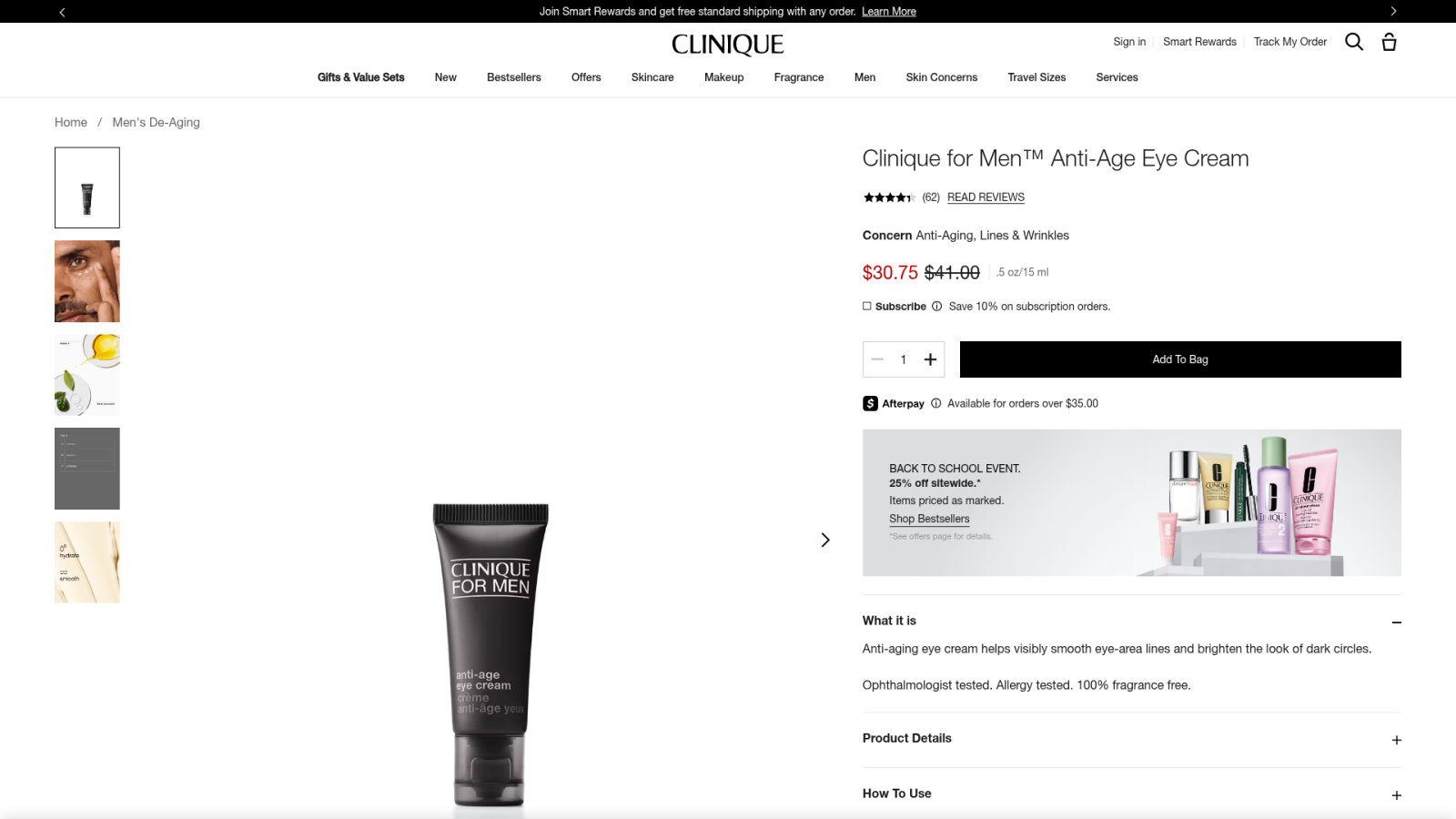 Clinique for Men : l'allié robuste contre tes cernes