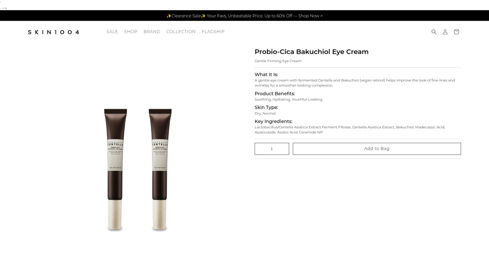 SKIN1004 Madagascar Centella : le salut des peaux sensibles